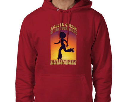 Riff Responsibly | Roller Queen Of The Funk Scene Hoodie