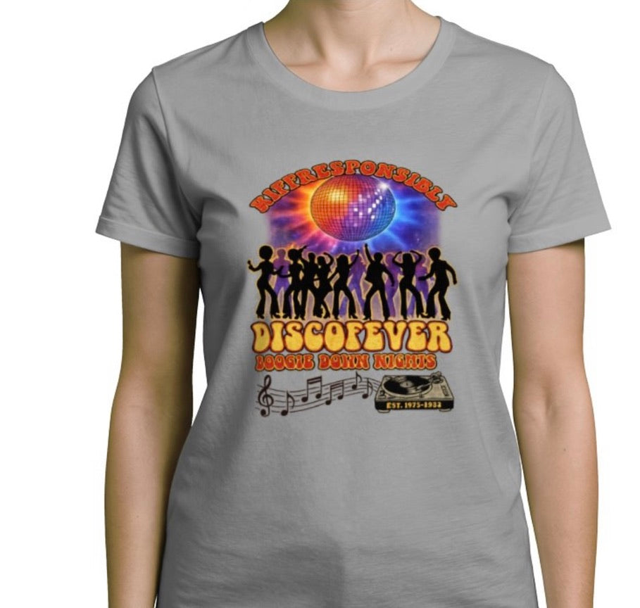 Riff Responsibly | Boogie Down Nights Women T-Shirt