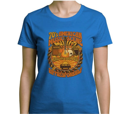 Riff Responsibly | 70's Americana Women T-Shirt