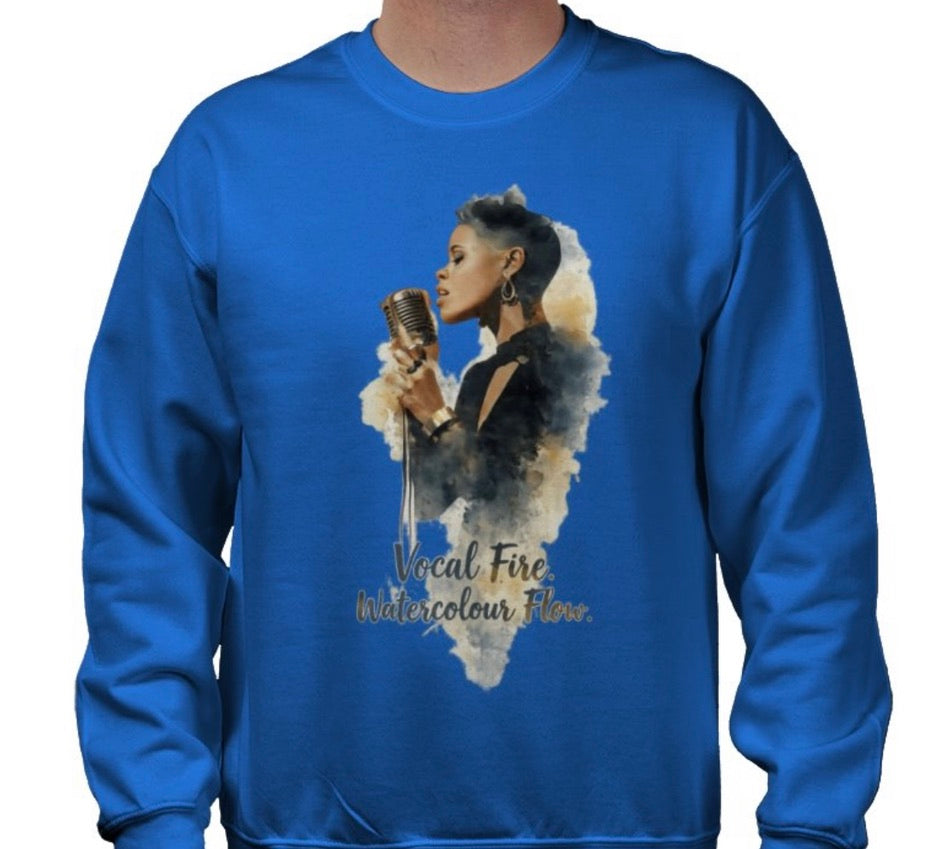 Riff Responsibly | Vocal Fire Watercolour Flow Sweatshirt