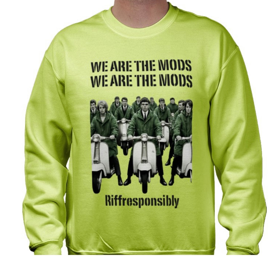 Riff Responsibly | We Are The Mods Sweatshirt