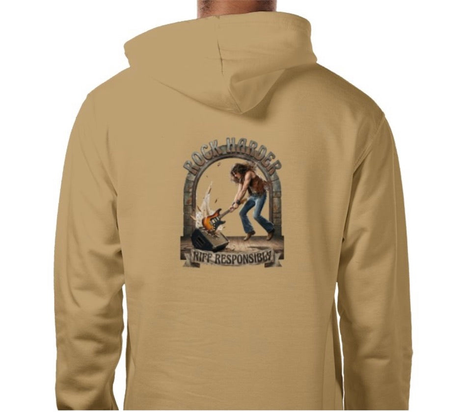 Riff Responsibly | Rock Harder Hoodie