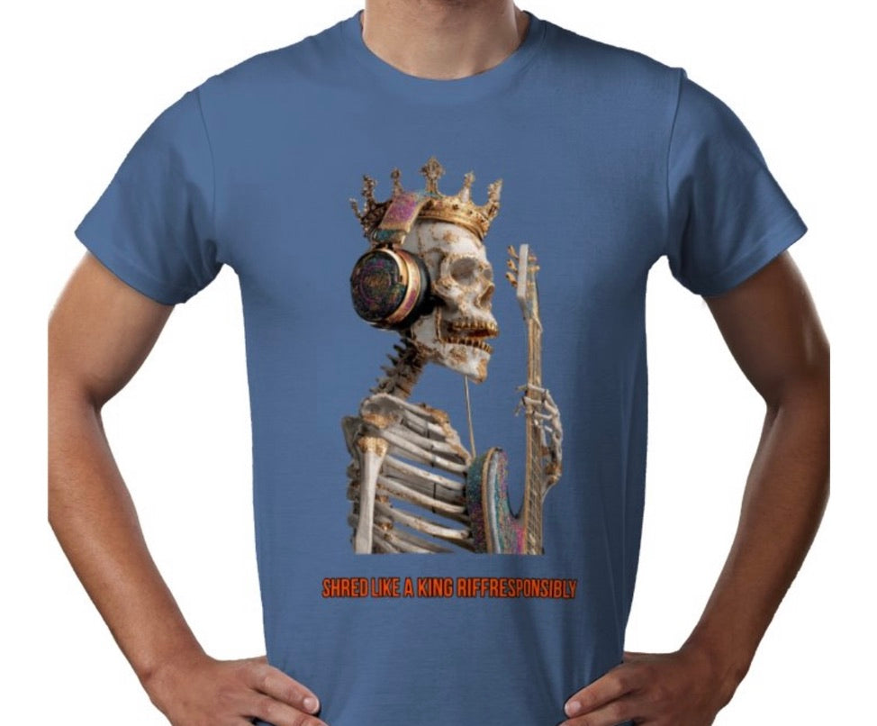Riff Responsibly | Shred Like A King T-Shirt