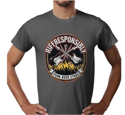 Riff Responsibly | Punk Rock Ethos T-Shirt