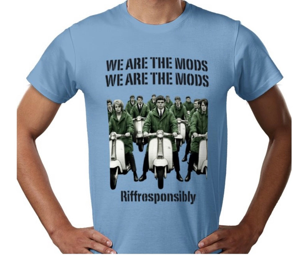 Riff Responsibly | We Are The Mods T-Shirt