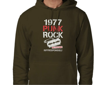 Riff Responsibly | 1977 Punk Rock Hoodie