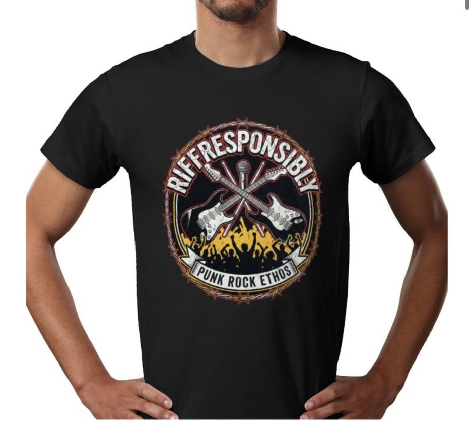 Riff Responsibly | Punk Rock Ethos T-Shirt