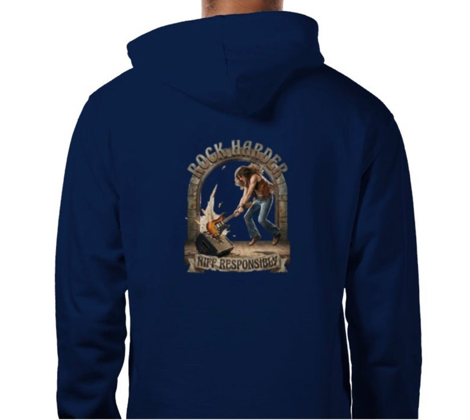 Riff Responsibly | Rock Harder Hoodie