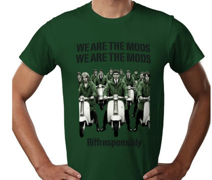 Riff Responsibly | We Are The Mods T-Shirt