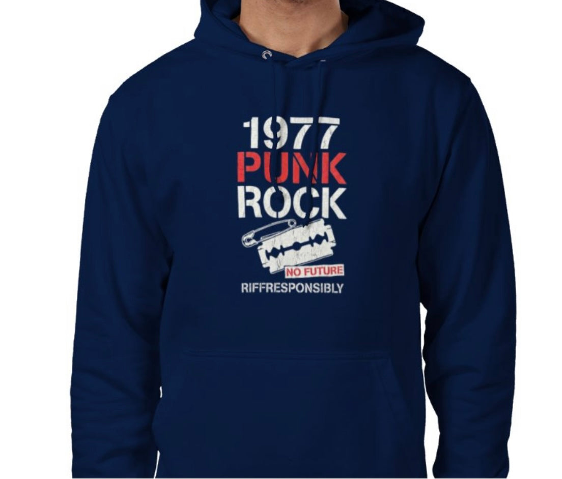 Riff Responsibly | 1977 Punk Rock Hoodie