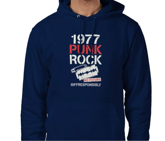 Riff Responsibly | 1977 Punk Rock Hoodie