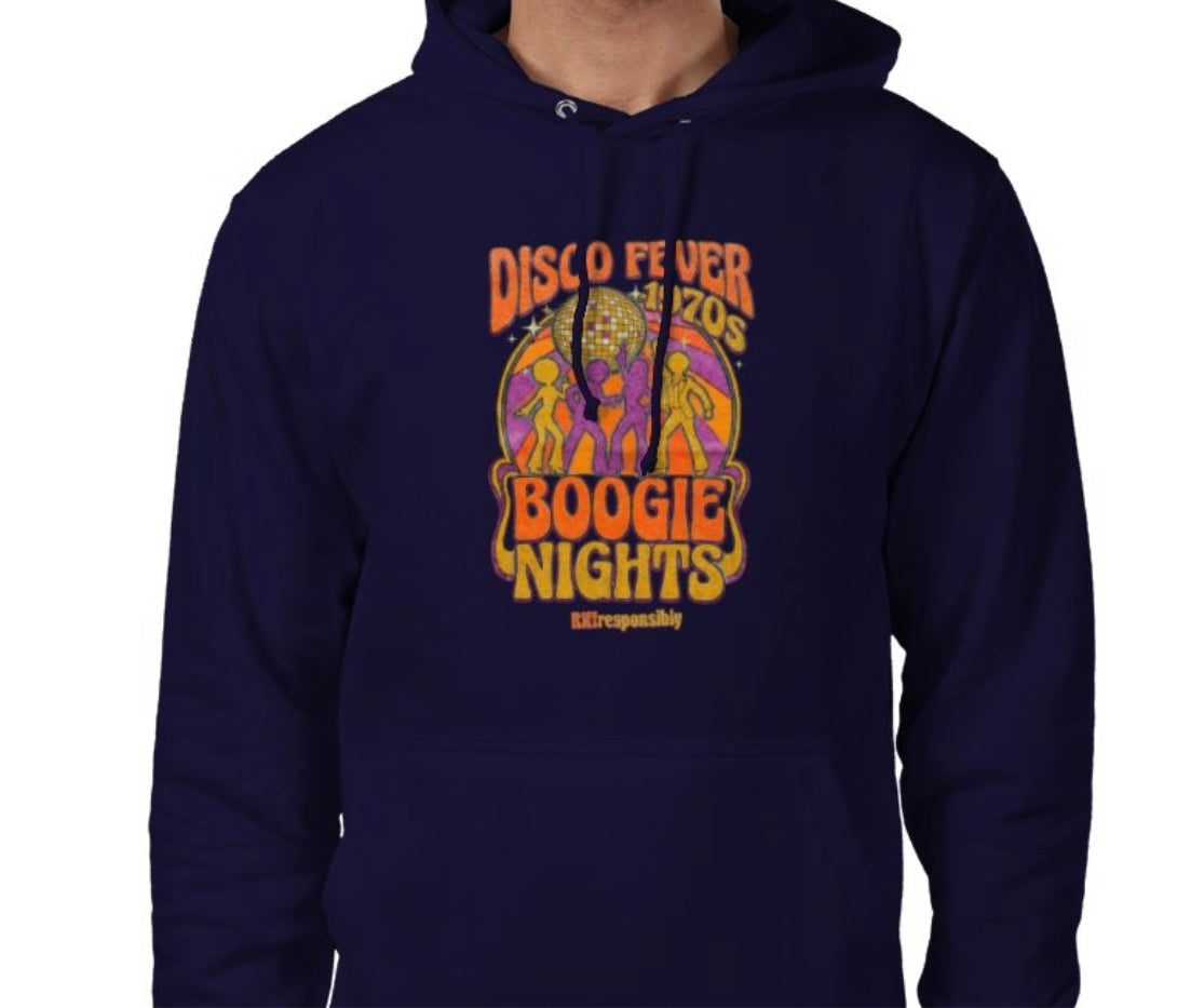 Riff Responsibly | Disco Fever Boogie Nights Hoodie
