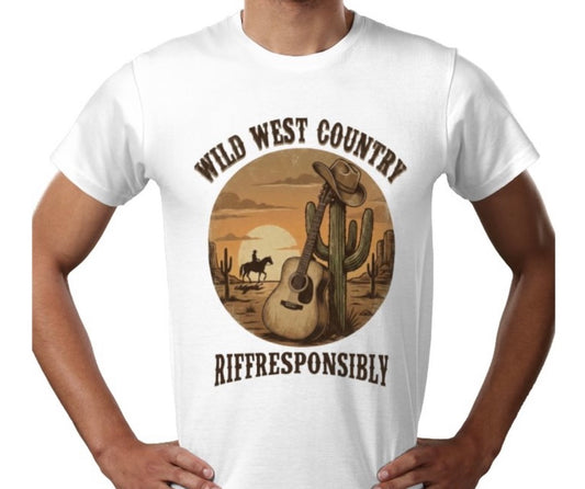 Riff Responsibly | Wild West Country T-Shirt