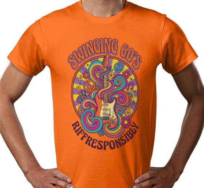 Riff Responsibly | Swinging 60s' T-Shirt
