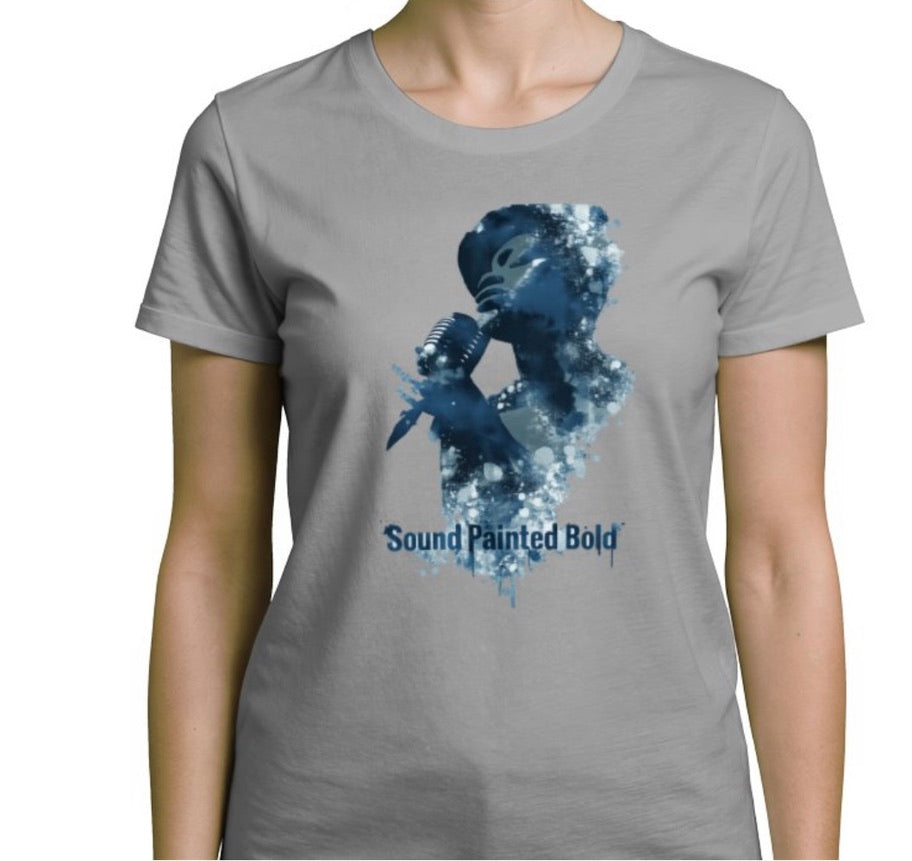 Riff Responsibly | Sound Painted Bold Women T-Shirt