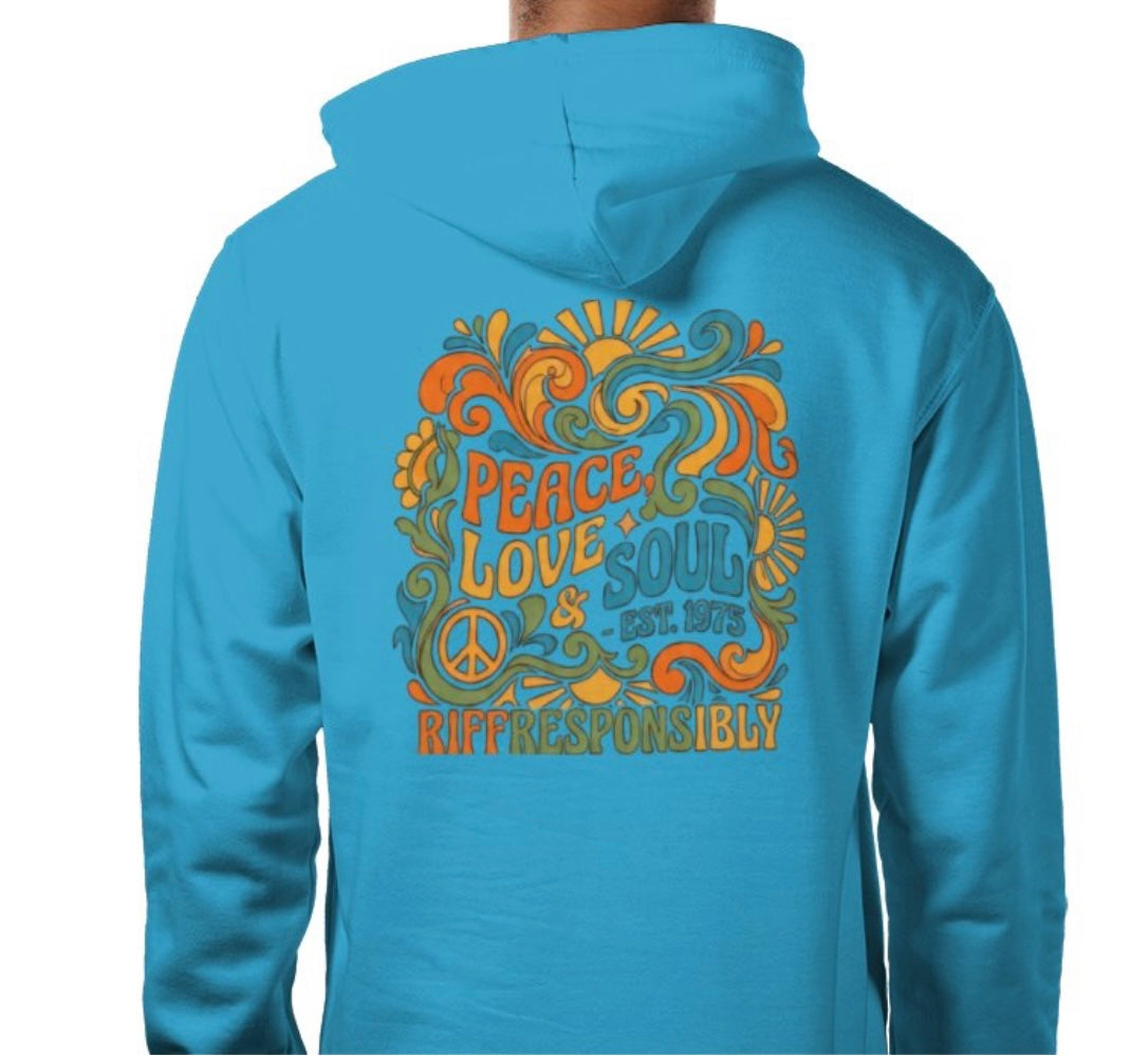 Riff Responsibly | Peace, Love & Soul Hoodie