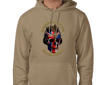 Riff Responsibly | Stars Stripes & Union Vibes Hoodie