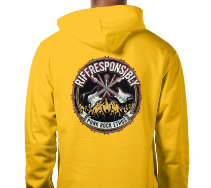 Riff Responsibly | Punk Rock Ethos Hoodie