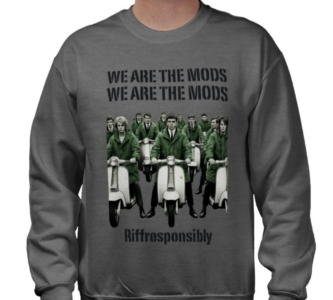 Riff Responsibly | We Are The Mods Sweatshirt