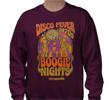 Riff Responsibly | Disco Fever Boogie Nights Sweatshirt