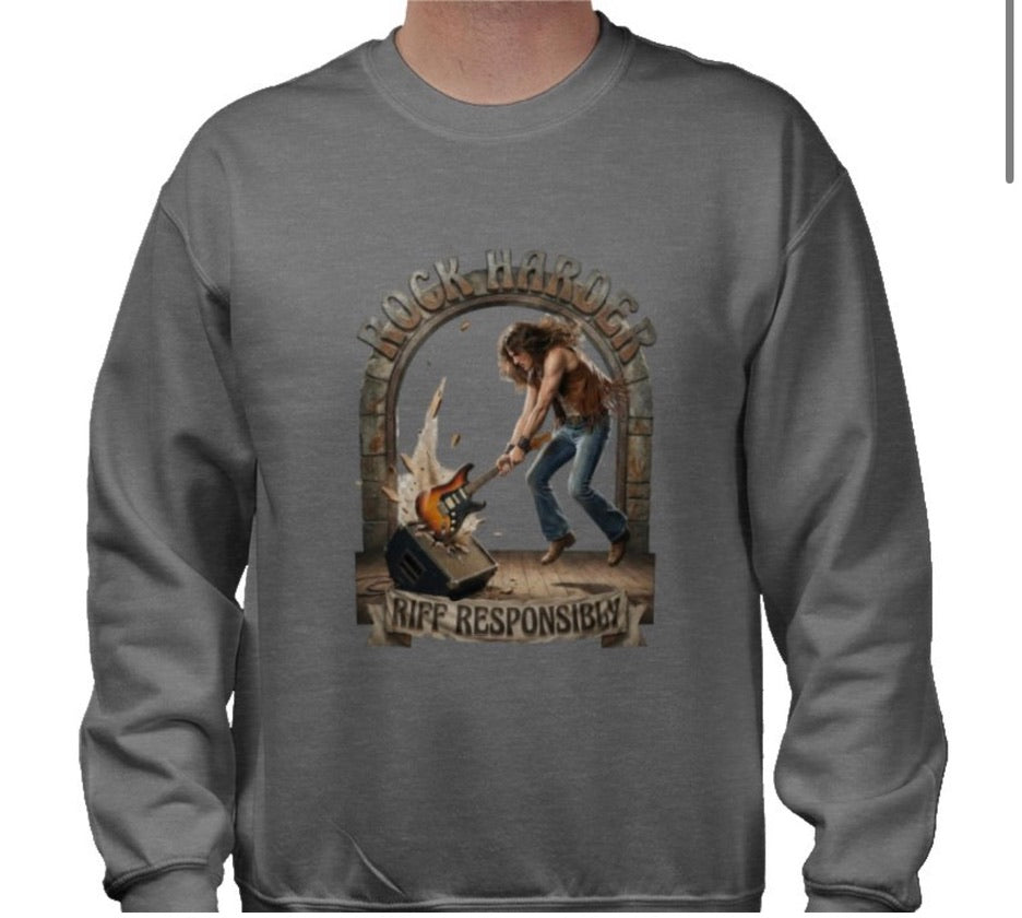 Riff Responsibly | Rock Harder Sweatshirt