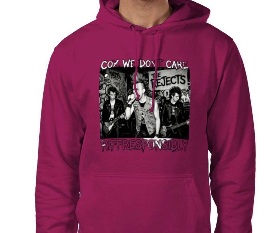 Riff Responsibly | Coz We Don't Care Hoodie