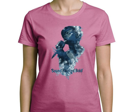 Riff Responsibly | Sound Painted Bold Women T-Shirt
