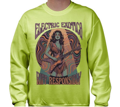 Riff Responsibly | Electric Exotica Sweatshirt