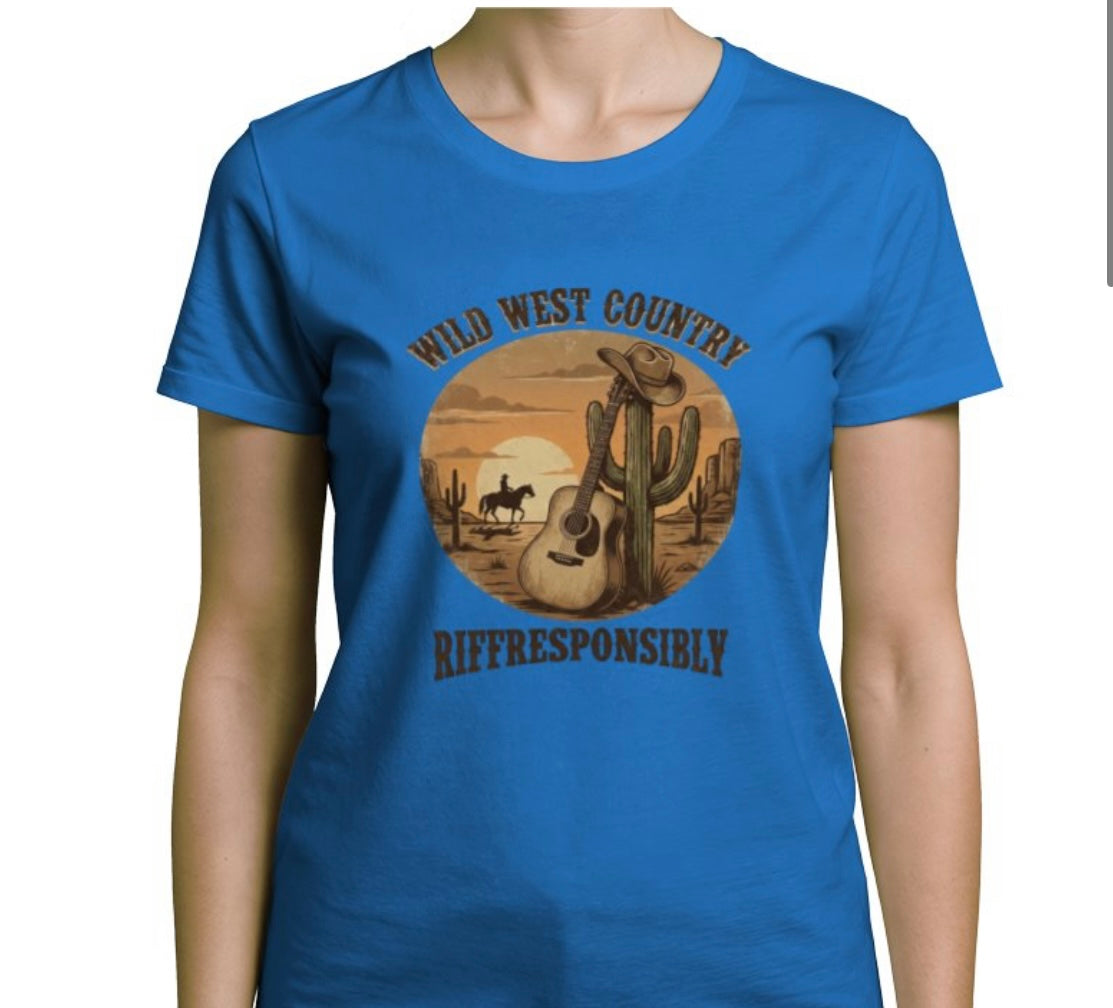 Riff Responsibly | Wild West Country T-Shirt Women