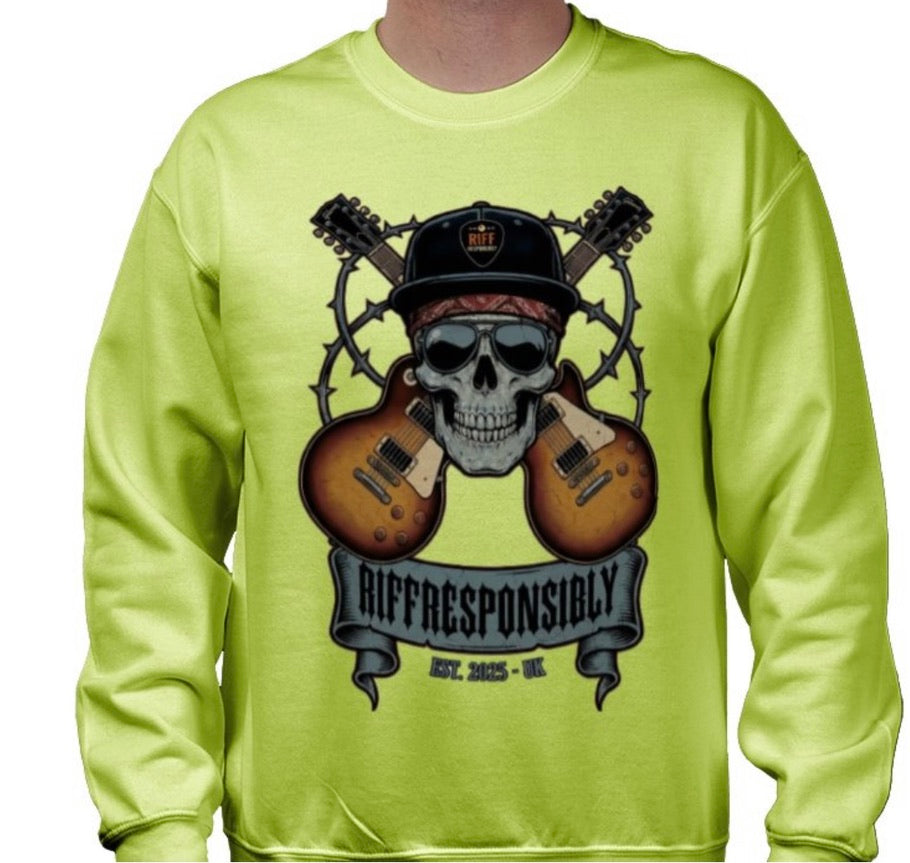 Riff Responsibly | Dead Mans Chords Sweatshirt