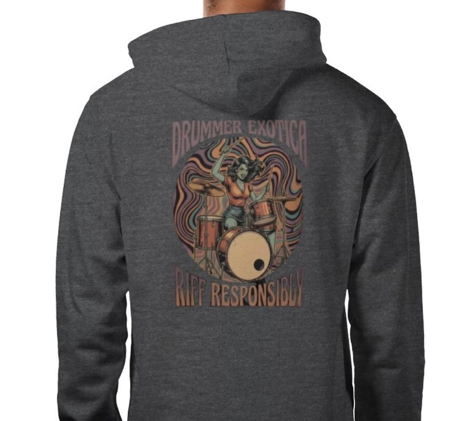Riff Responsibly | Drummer Exotica Hoodie