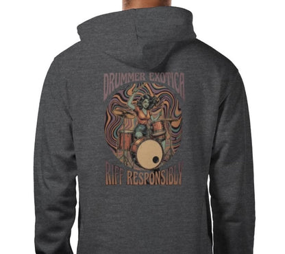 Riff Responsibly | Drummer Exotica Hoodie