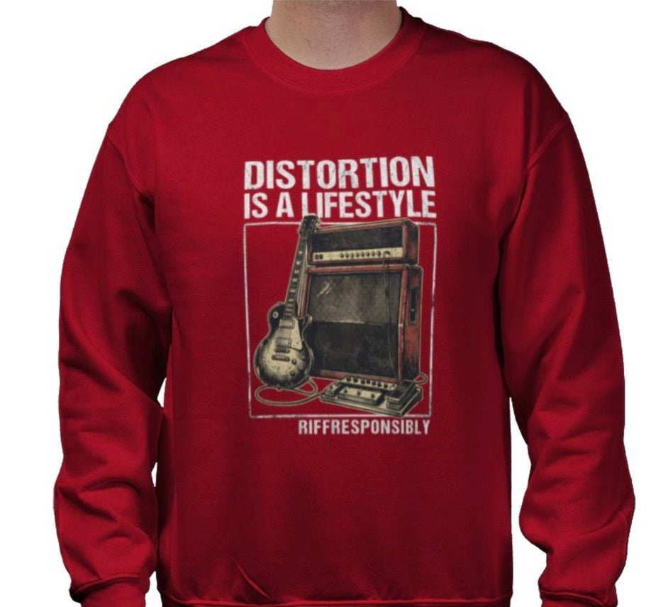 Riff Responsibly | Distortion Is A Lifestyle Sweatshirt