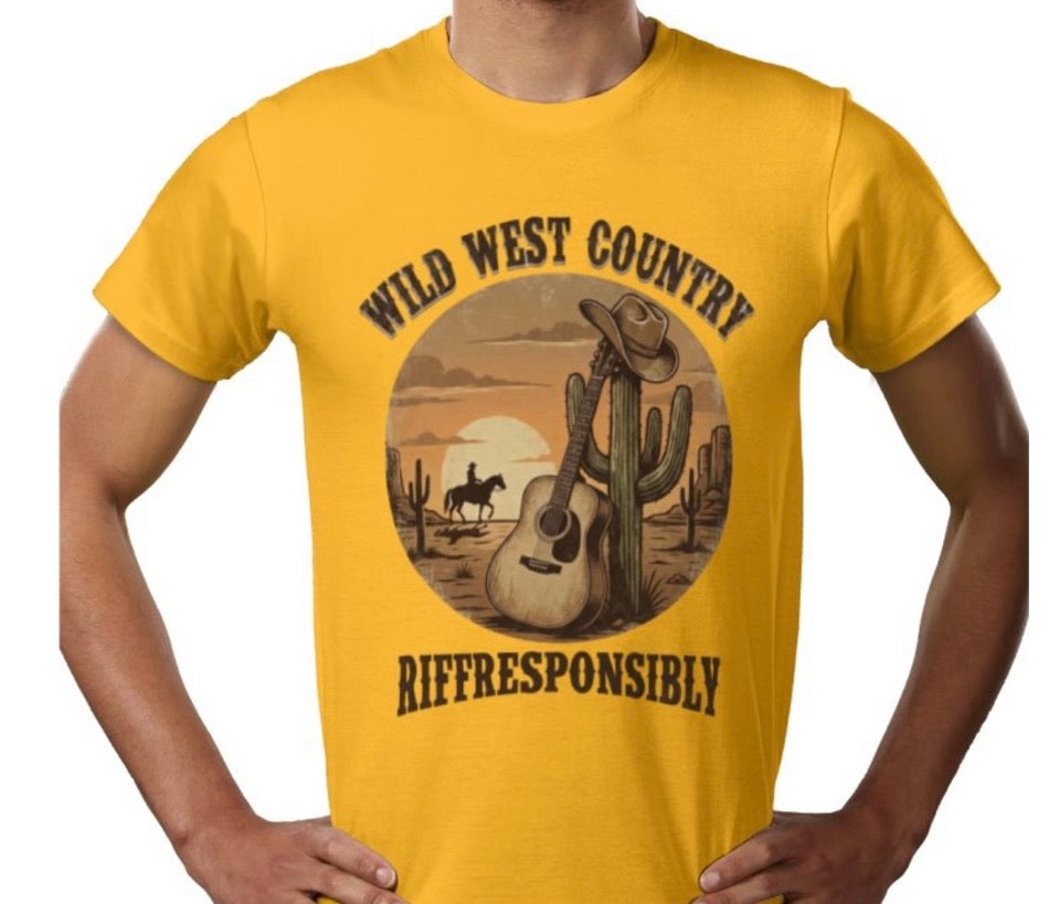 Riff Responsibly | Wild West Country T-Shirt