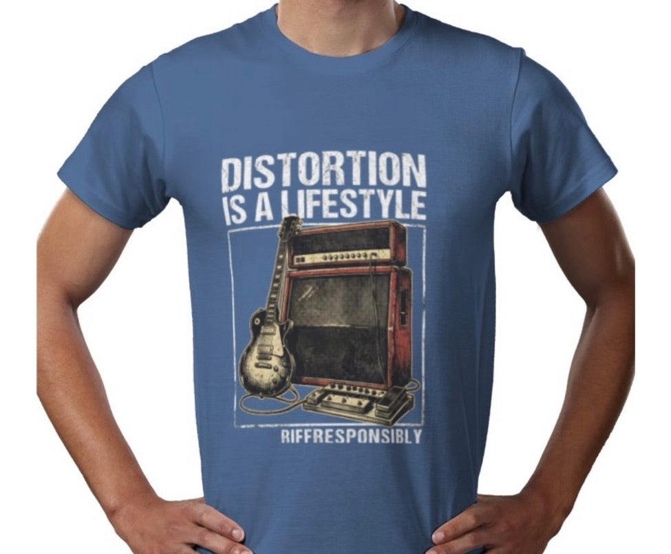 Riff Responsibly | Distortion Is A Lifestyle T-Shirt