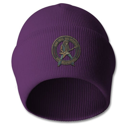 Riff Responsibly | Good Vibes Bad Intentions Premium Beanie