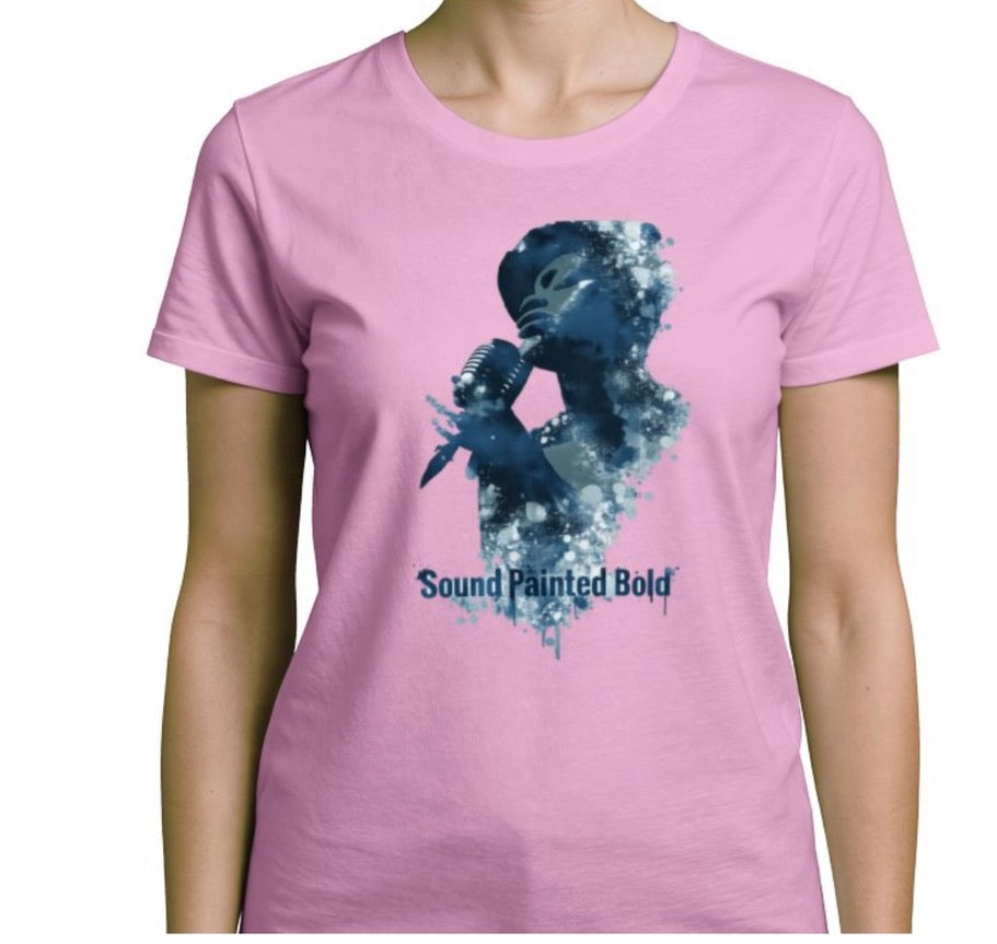 Riff Responsibly | Sound Painted Bold Women T-Shirt