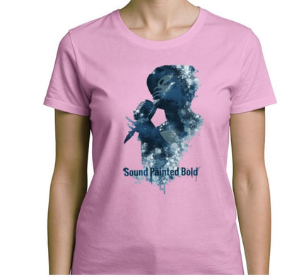 Riff Responsibly | Sound Painted Bold Women T-Shirt