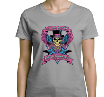 Riff Responsibly | Glam Rock T-Shirt Women