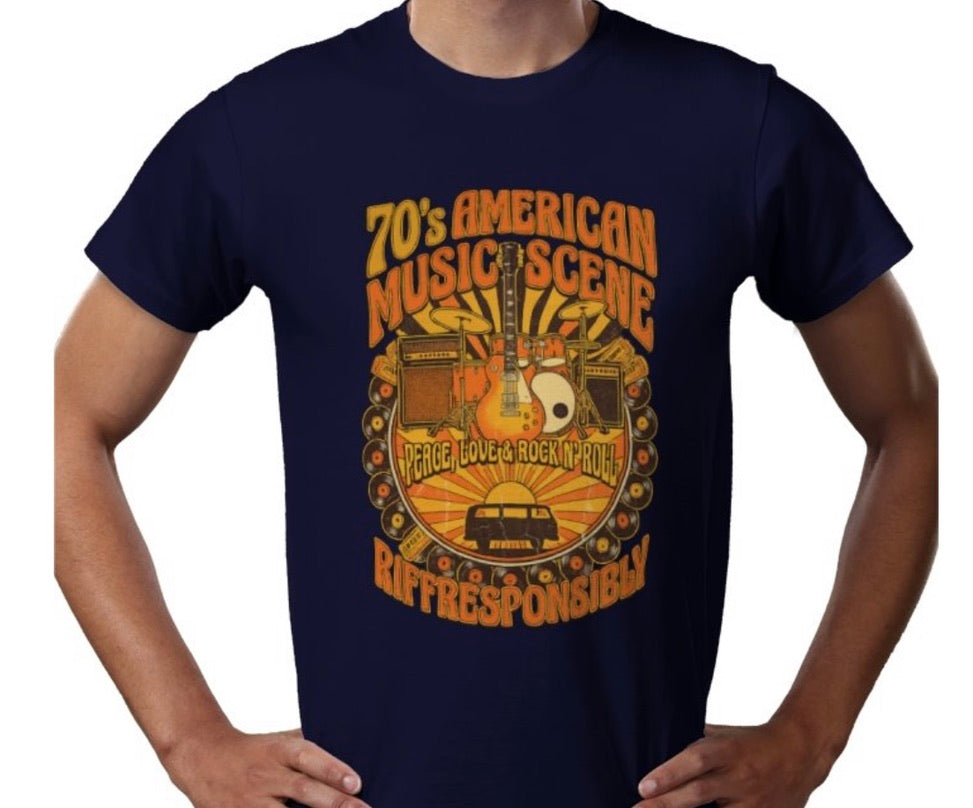 Riff Responsibly | 70's Americana T-Shirt