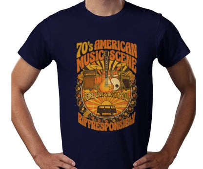 Riff Responsibly | 70's Americana T-Shirt