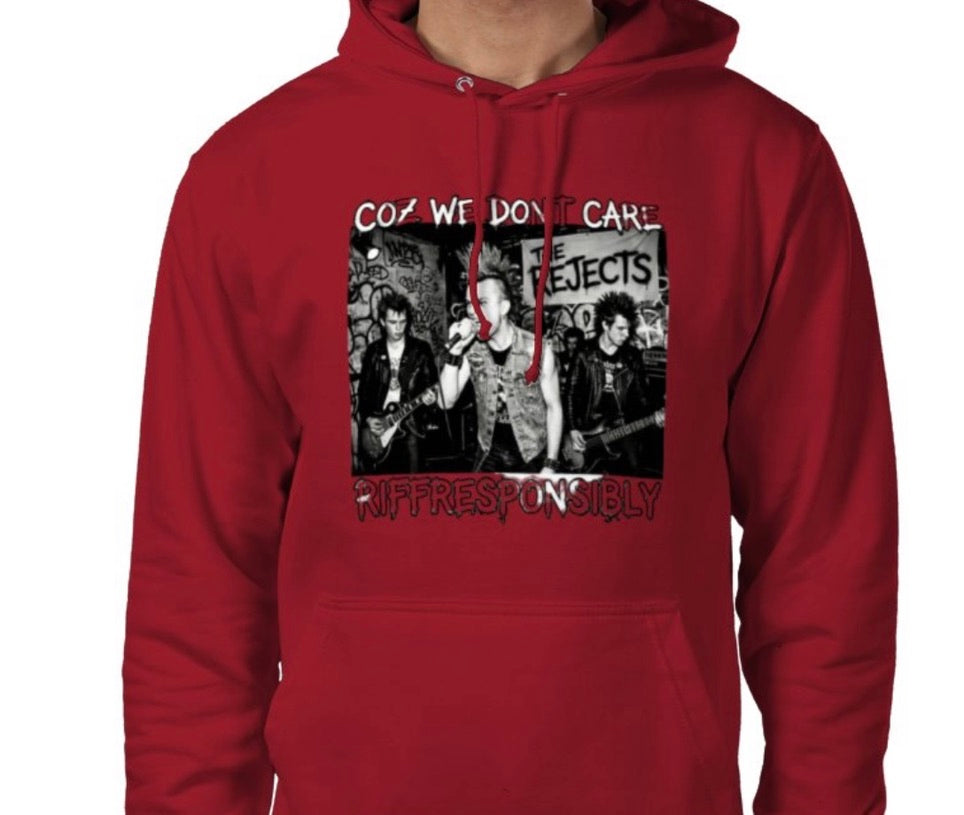 Riff Responsibly | Coz We Don't Care Hoodie