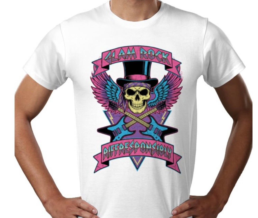 Riff Responsibly | Glam Rock T-Shirt