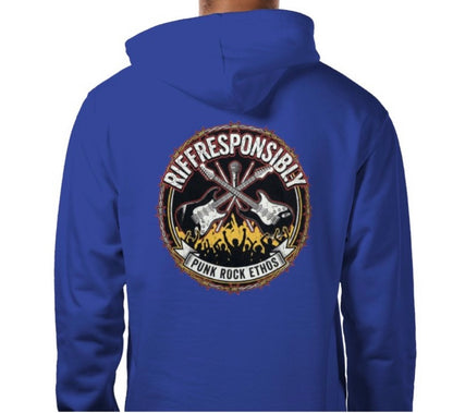 Riff Responsibly | Punk Rock Ethos Hoodie