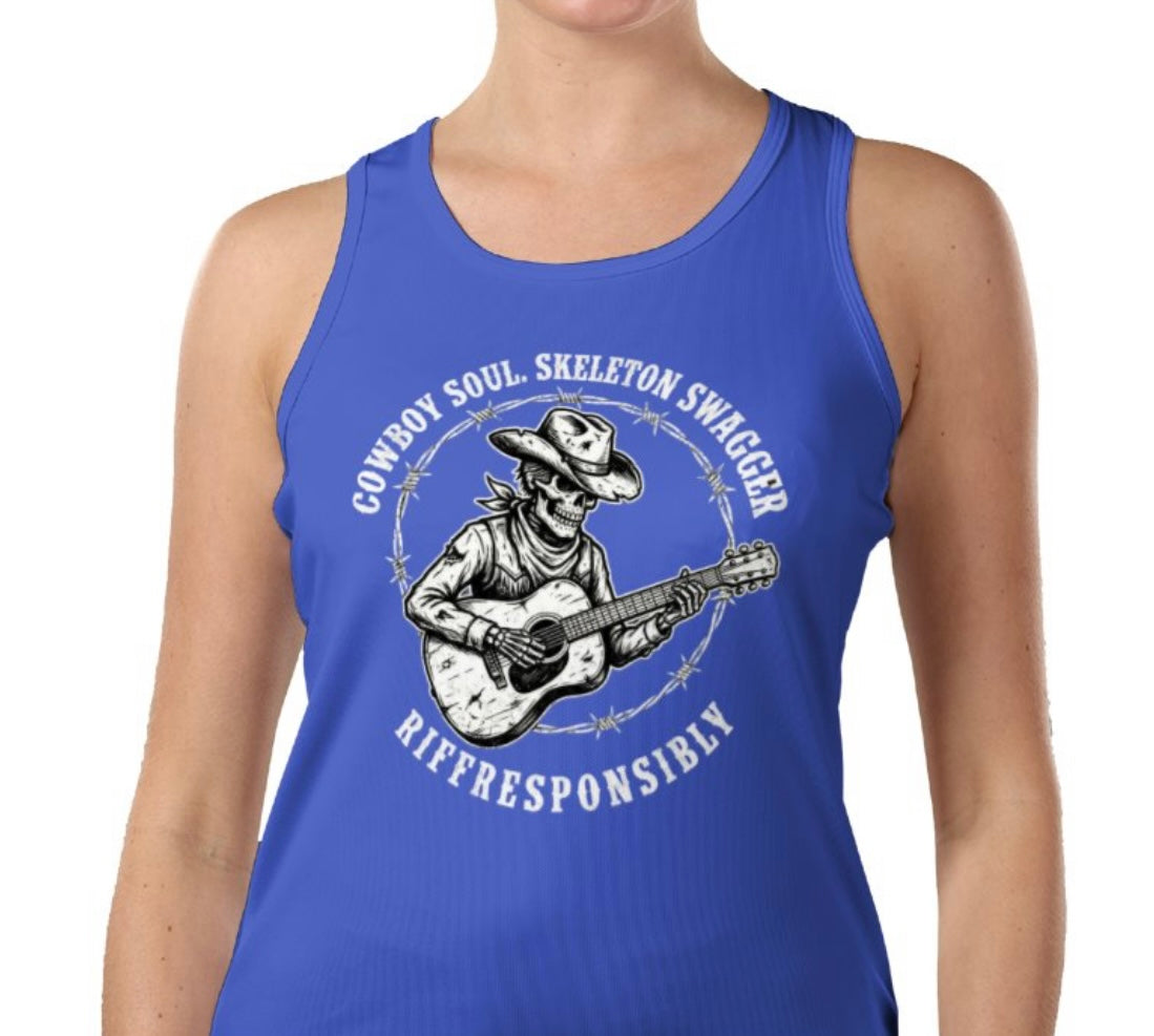 Riff Responsibly | Cowboy Swag Vest Top