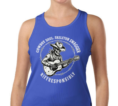 Riff Responsibly | Cowboy Swag Vest Top