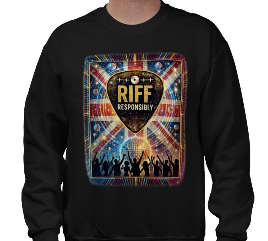 Riff Responsibly | Midnight Fever Sweatshirt