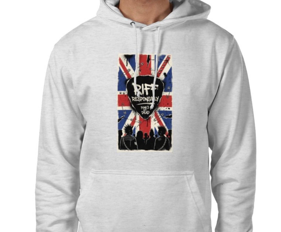 Riff Responsibly | Punk's Not Dead Hoodie