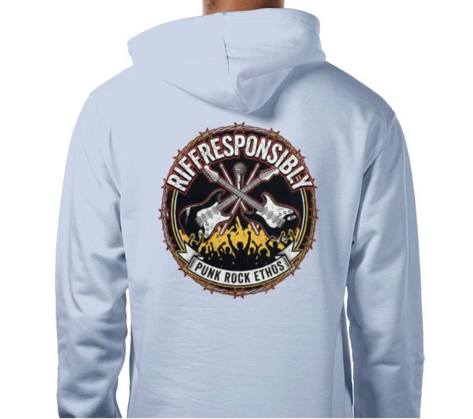 Riff Responsibly | Punk Rock Ethos Hoodie