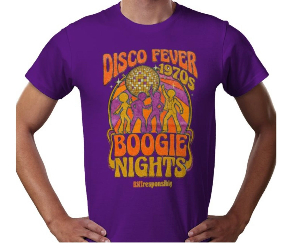 Riff Responsibly | Disco Fever Boogie Nights T-Shirt